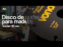 Imagem 1 do Disco De Corte Para Madeira 110 Mm Dmv 110 Vonder