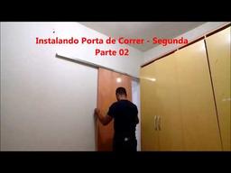 Imagem 1 do Kit Porta Correr Trilho de Sobrepor Branco 2mt