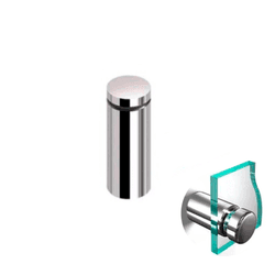 Espaçador Para Vidro 25 X 50 Mm Cromado
