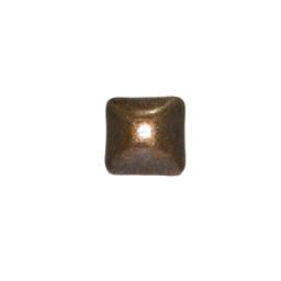 Imagem 2 do Tachão Quadrado Em Aço 16 X 16mm Ouro Velho