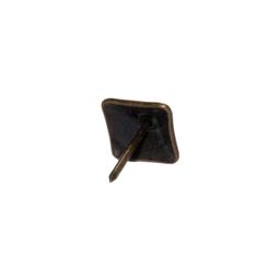Imagem 3 do Tachão Quadrado Em Aço 16 X 16mm Ouro Velho