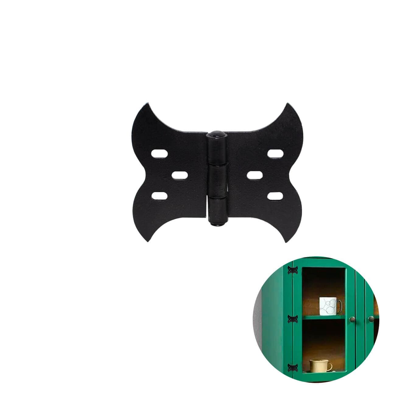 Dobradiça Tipo Borboleta Para Portas de Móveis