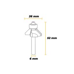 Imagem 3 do Fresa Tupia Manual 45º Corte 3/8 Com Vídea