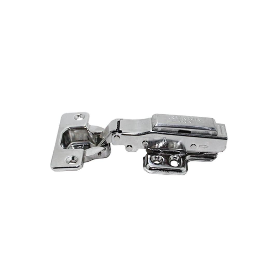 Dobradiça 35 Mm Aço Inox Reta Com Amortecedor