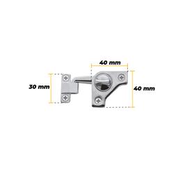 Imagem 3 do Trinco Inteligente 40mm Para Portas Cor Cromado