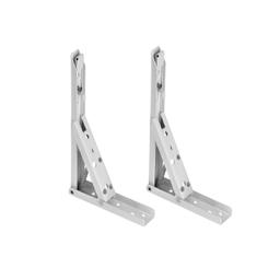 Imagem 2 do Suporte Para Mesa Dobrável 350mm Branca O Par