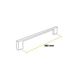 Imagem 4 do Puxador Para Portas E Gavetas 352mm Cromado