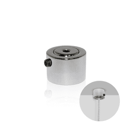 Fixador Cromado de Cabo de Aço No Piso E Teto Para Prateleiras Sc130 Rometal
