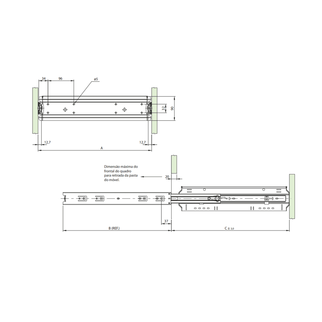 Kit Pasta Suspensa Qps Fgv 35kg