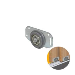 Imagem 1 do Roldana Inferior 42mm Para Porta de Correr Guarda Roupa
