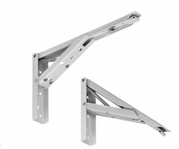 Imagem 1 do Suporte Dobrável Para Mesa 250mm Branco O Par