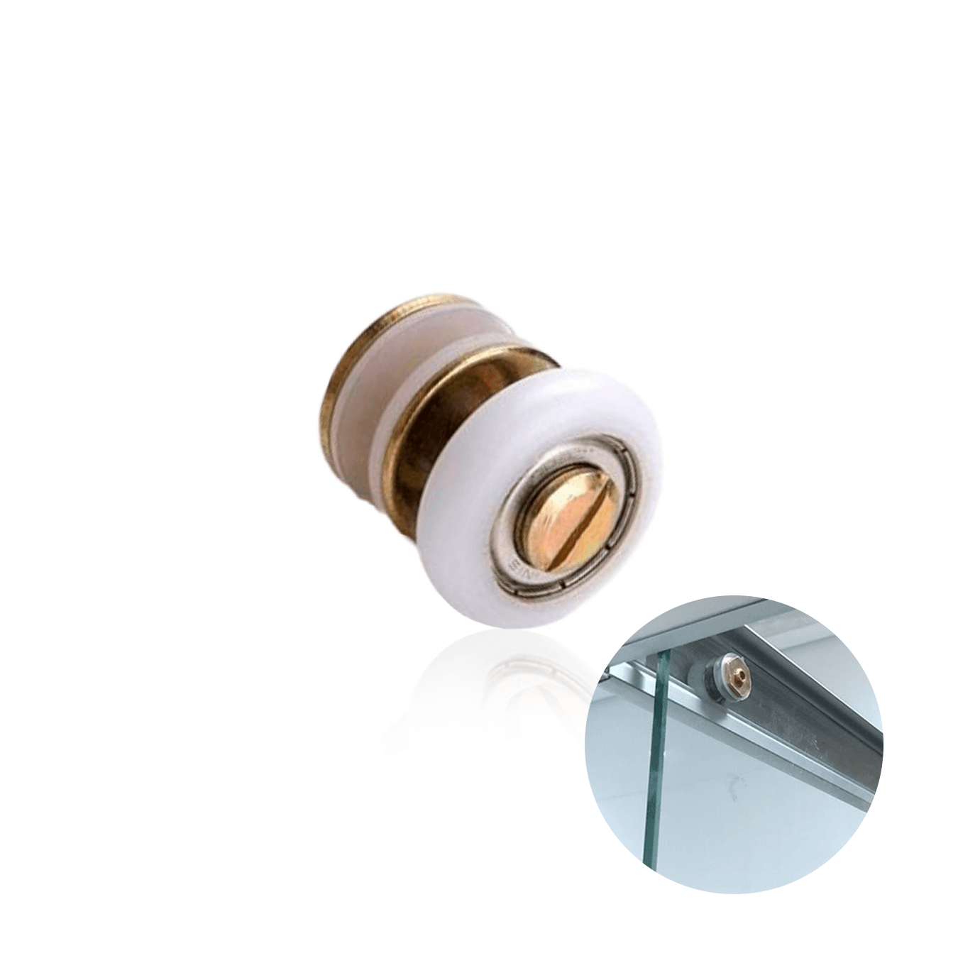 Roldanas Para Porta Correr de Vidro 10 Mm