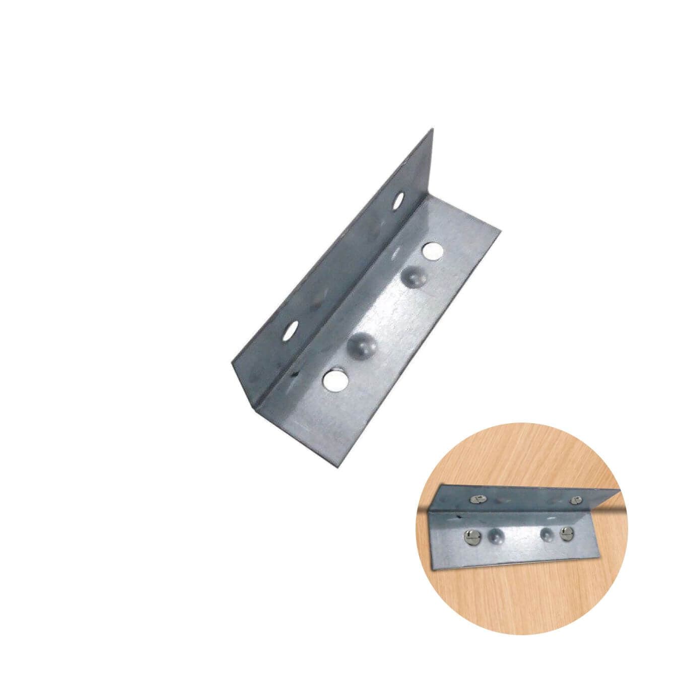 Cantoneira Suporte 55 X 18 X 18 Mm Para Gaveta