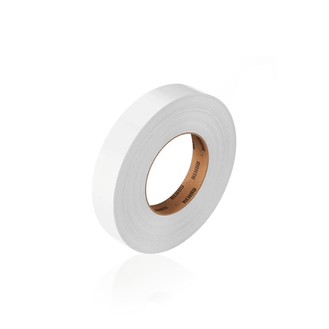 Fita de Pvc Borda Branco Fosco Largura 22mm Rolo 300 Mts