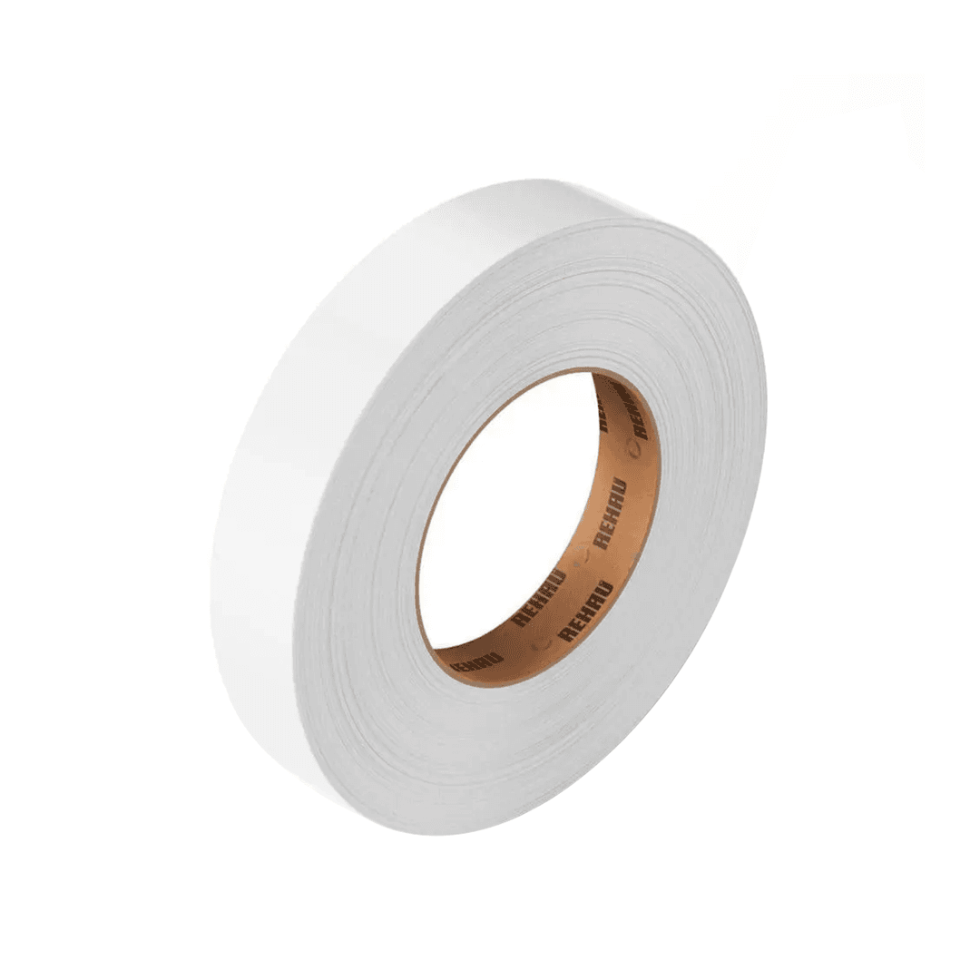 Fita de Pvc Borda Branco Fosco Largura 22mm Rolo 300 Mts