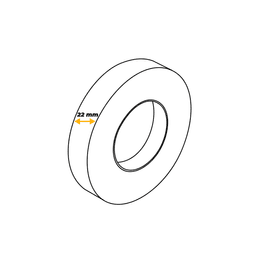 Imagem 4 do Fita de Pvc Borda Branco Fosco Largura 22mm Rolo 300 Mts