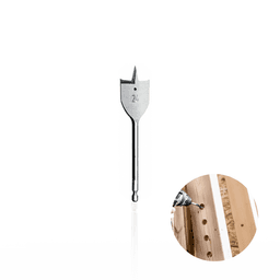 Broca Chata de 24 Mm Em Aço Resistente Com Haste Sextavada Para Madeira Mtx
