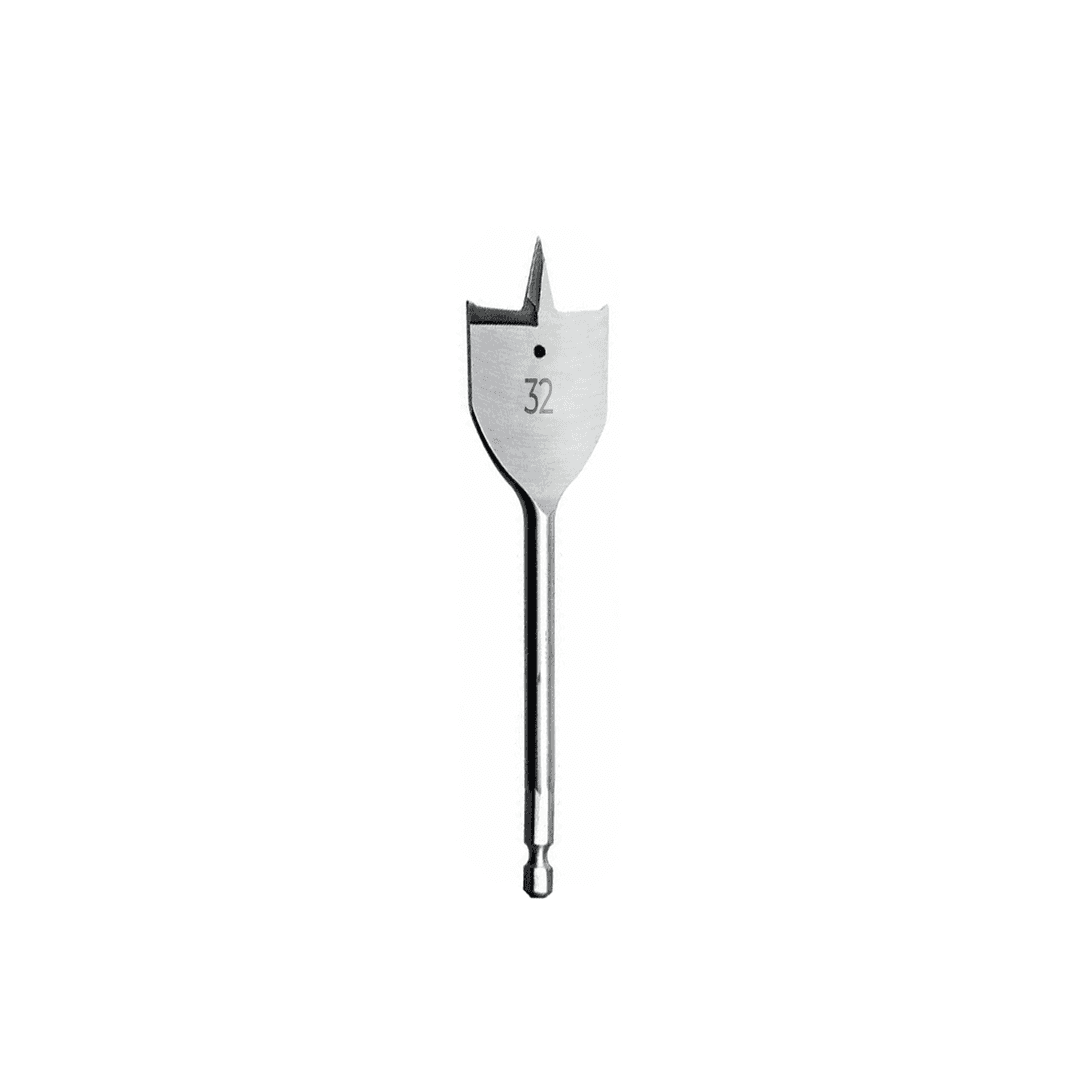 Broca Chapa Ø32 Mm Para Madeira Haste Sextavada