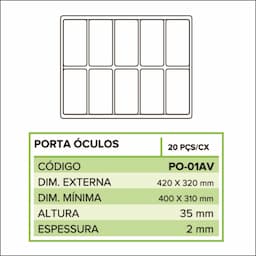 Imagem 2 do Porta Óculos Com Caixa Aveludado Preto