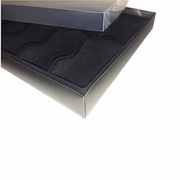 Imagem 4 do Porta Óculos Com Caixa Aveludado Preto