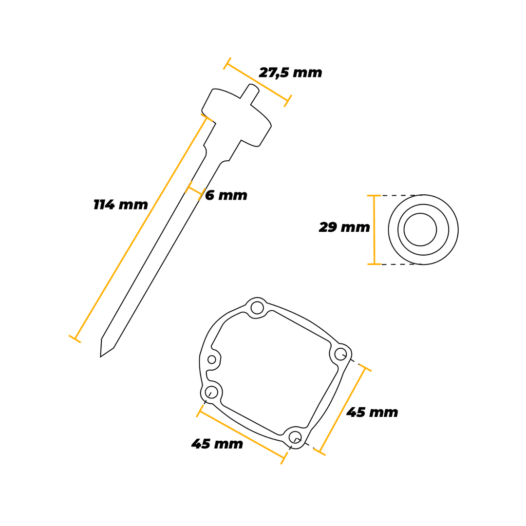 Kit Reparo Para Pinador Pneumático Ultra Airfix