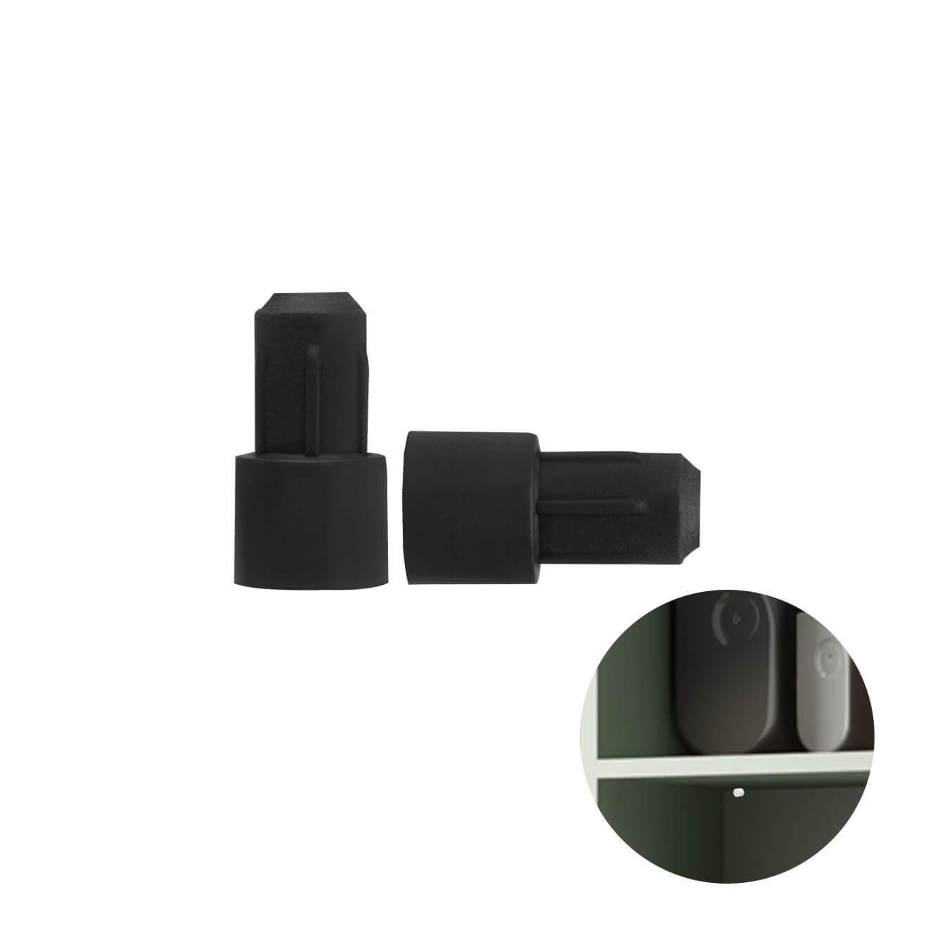 Suporte Prateleira Pino 6 Mm Cor Preto 100 Peças