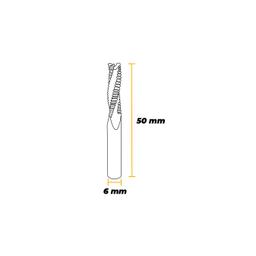 Imagem 4 do Fresa Tupia Manual E Cnc Corte Madeira H6 X C6 X 50mm
