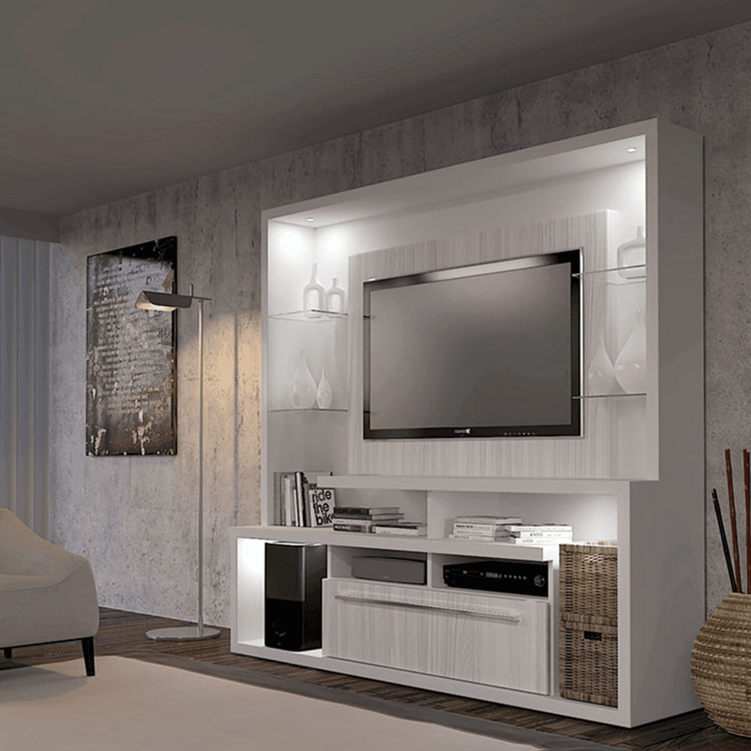 Luminária Retângular 4 Led 110/220 Cor Cobre