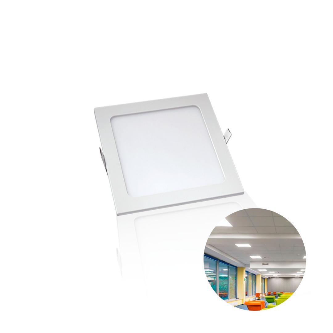 Luminaria De Led Embutir 12w Branco