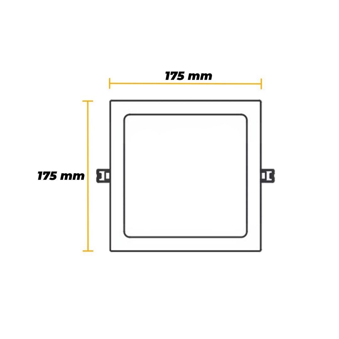 Luminaria De Led Embutir 12w Branco