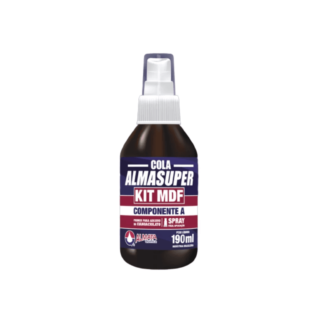 Kit Cola Mdf Instantâneo Almasuper Alta Resistencia