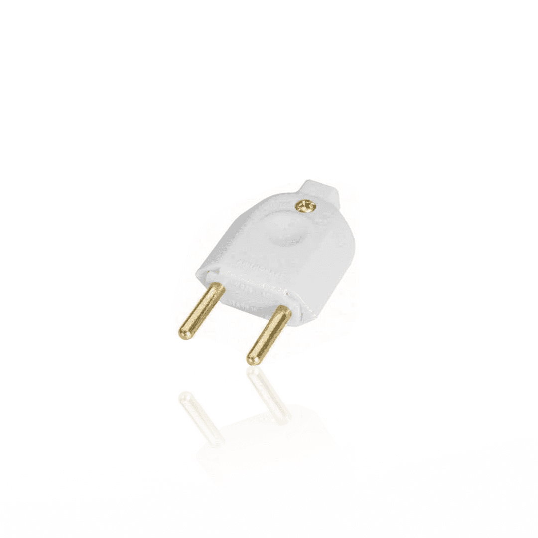 Plug Tomada Macho 2 Pinos 10 Ah