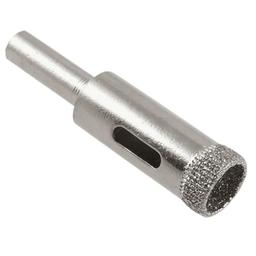 Serra Copo Ou Broca Diamantada de 04 X 55 Mm Com Haste Cilíndrica Para Furar Vidro E Cerâmica Sparta
