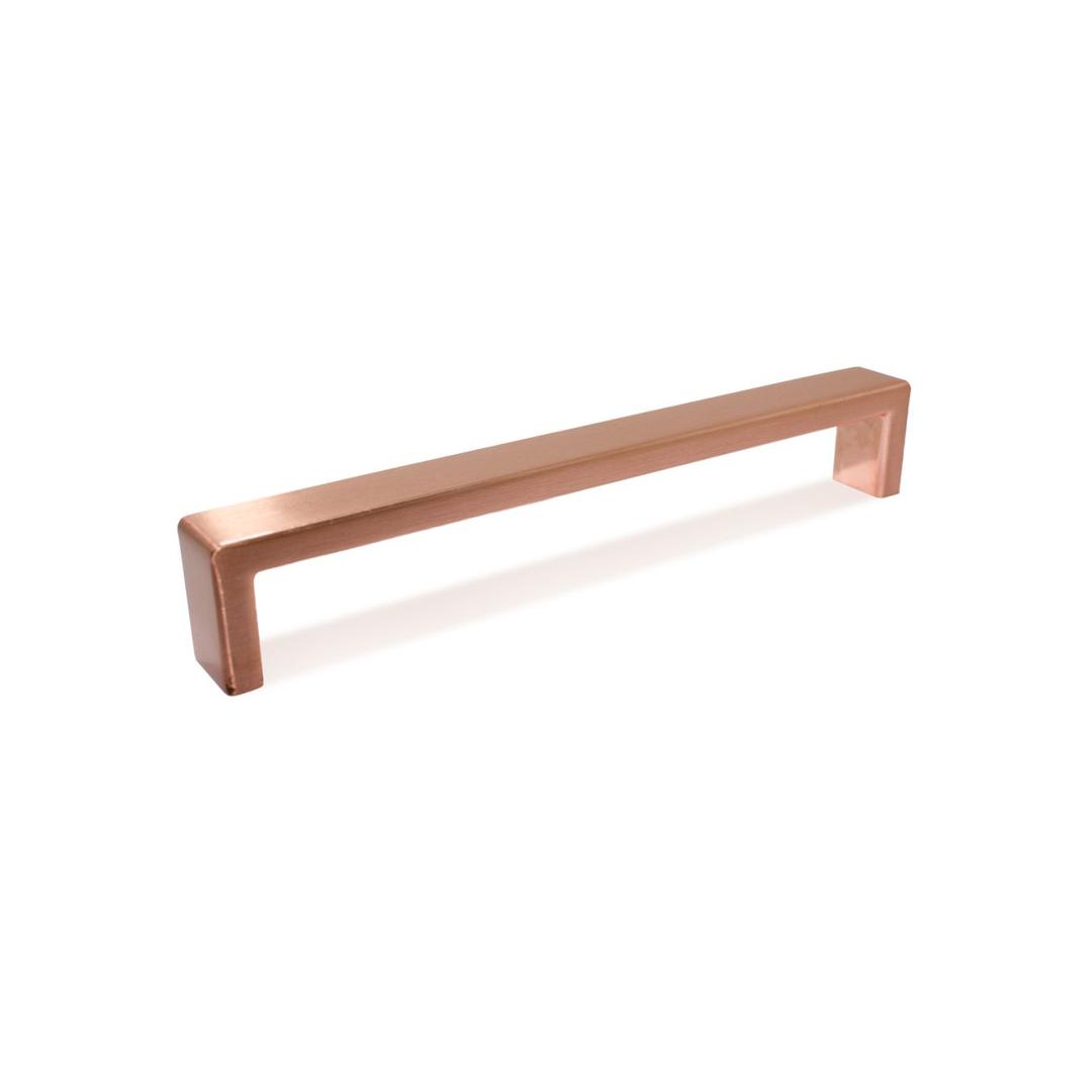 Puxador Leblon Cobre Escovado 96 Mm Portas E Gavetas