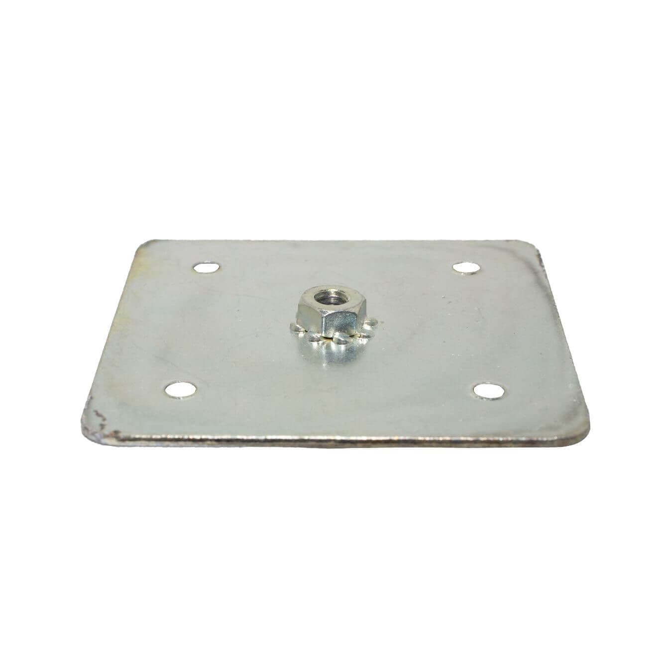 Chapa de Fixacao C/rosca Zinco Branco