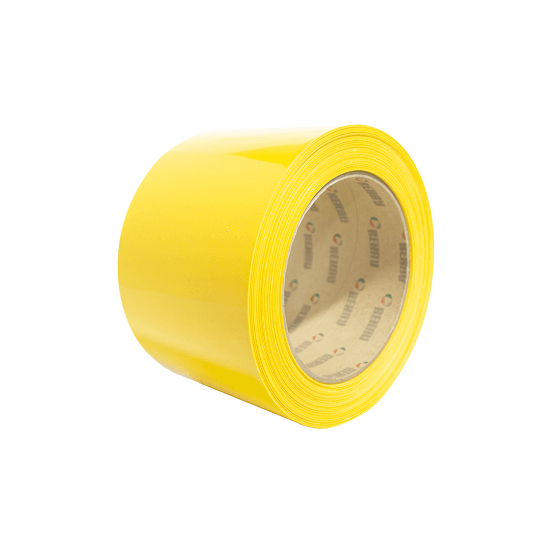 Fita Pvc Para Borda Amarelo Gema Liso Largura 100mm 1 Metro