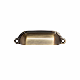 Imagem 2 do Puxador Colonial Concha Antique Brilhante 9 Cm