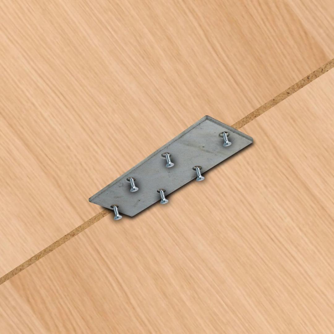 Chapa Suporte 3 X 10 Cm Para Junção Zincado