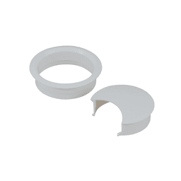 Imagem 4 do Passa Fio 46 Mm Cinza Para Mesas E Bancada