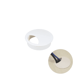 Imagem 1 do Passa Fio 59 Mm Branco Para Mesas E Bancada