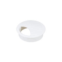 Imagem 2 do Passa Fio 59 Mm Branco Para Mesas E Bancada