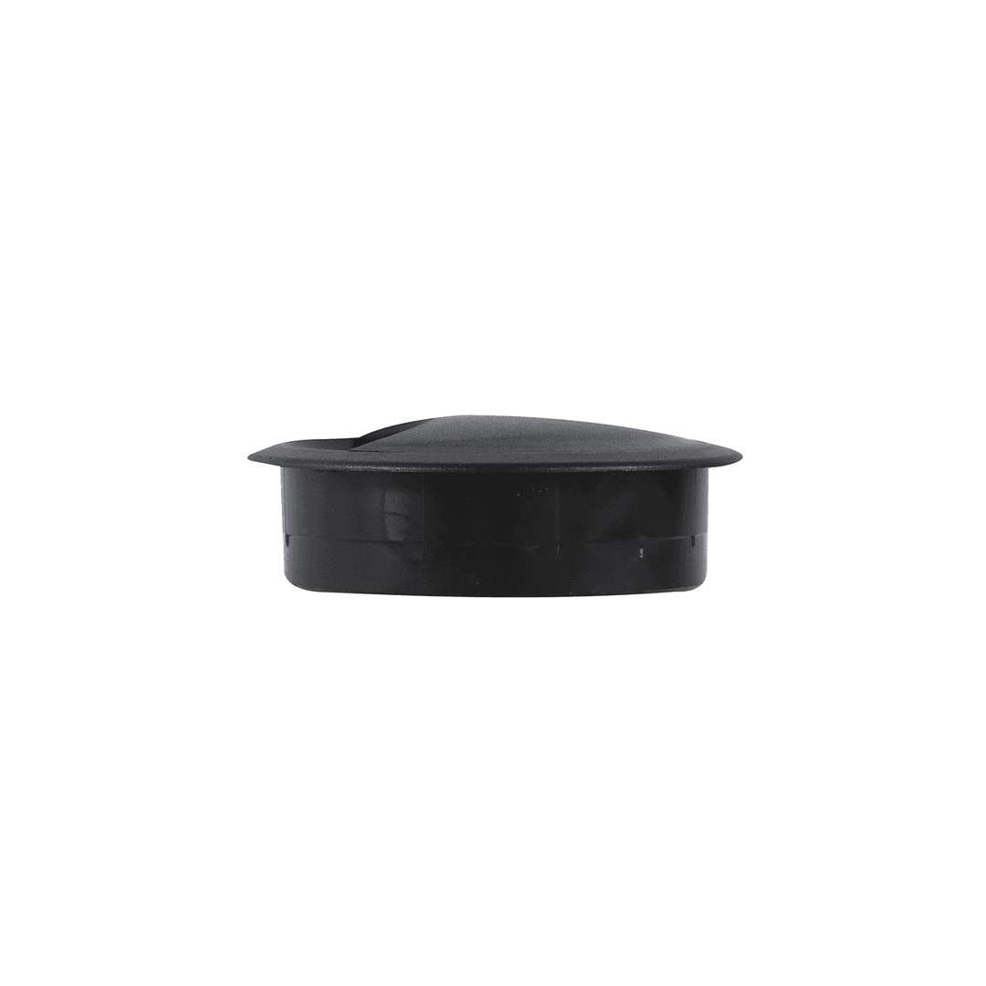 Passa Fio 59 Mm Preto Para Mesas E Bancada