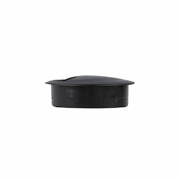 Imagem 3 do Passa Fio 59 Mm Preto Para Mesas E Bancada
