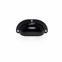 Imagem 2 do Puxador Concha 64 Mm Preto Brilhante Exclusivo