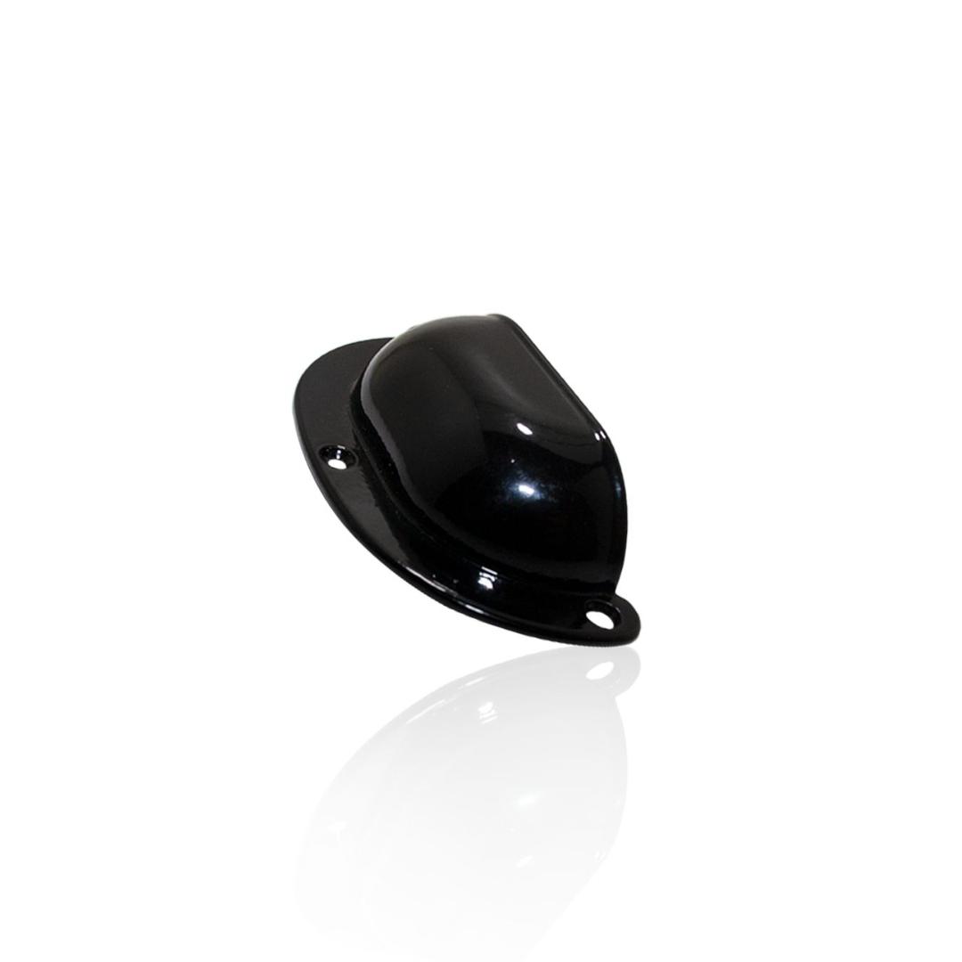 Puxador Concha 64 Mm Preto Brilhante Exclusivo