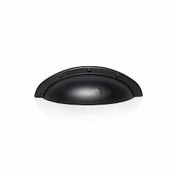 Imagem 2 do Puxador Concha Eliptico Preto Fosco Exclusivo