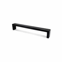 Imagem 2 do Puxador Leblon Preto Acetinado Furação 96 Mm