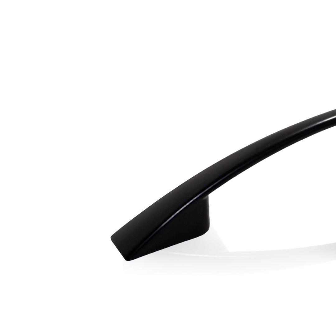 Puxador Arco Preto Acetinado Furação 96 Mm