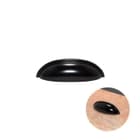 Puxador Concha Meia Lua Preto Acetinado