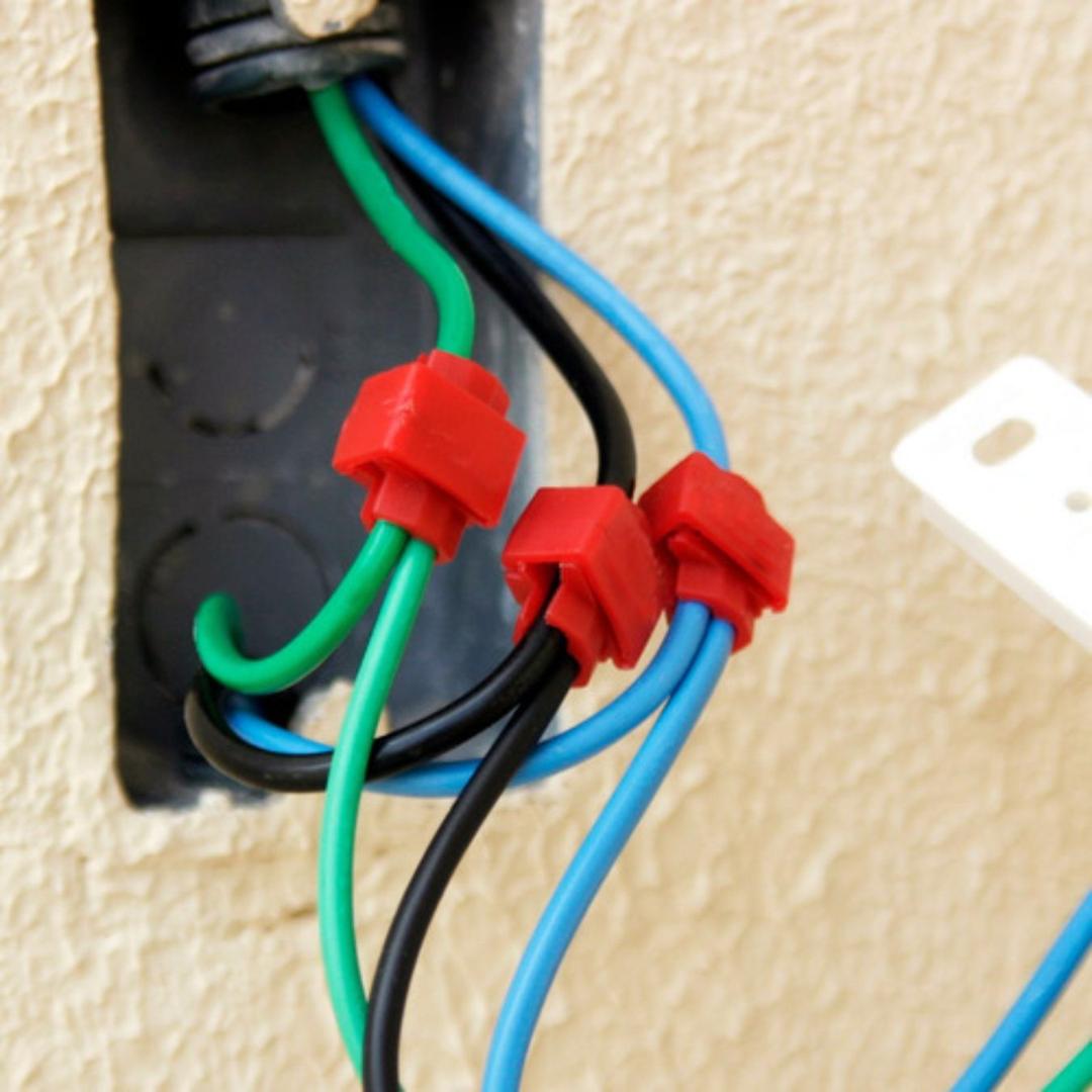 Conectores de Derivação Para Fios Elétricos 0.5 A 1,5mm² Vermelho